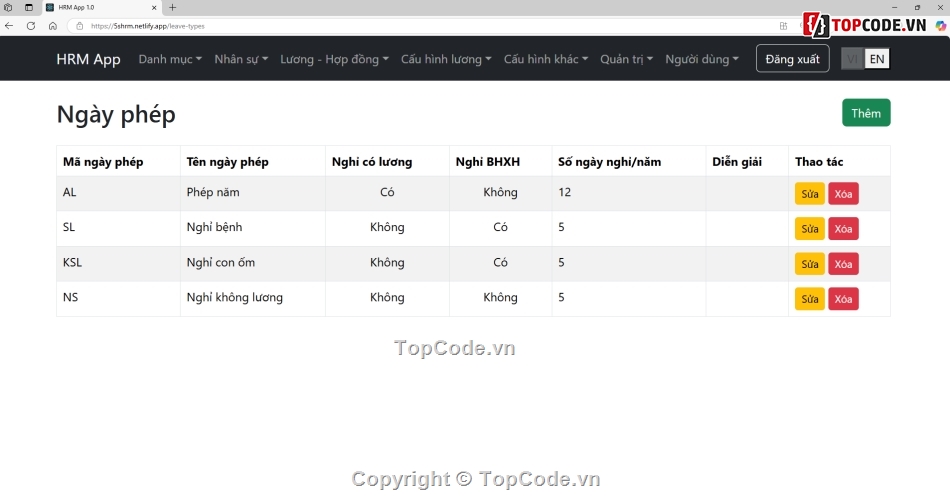 Code web,web quản lý nhân sự,nodejs,reactjs